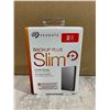 Image 1 : Seagate 2 TB Backup Plus Slim Portable Storage