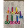 Image 1 : Pack of 7 Scrapbooking Scissors