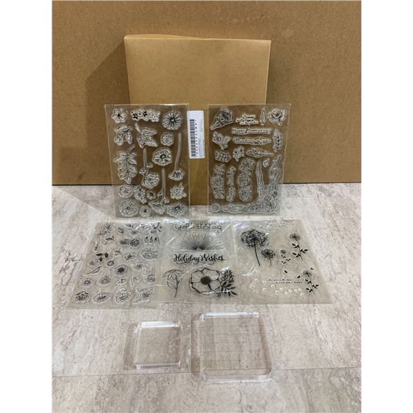 Silicone Stamps And Acrylic Stamp Blocks Tool