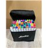 Image 1 : Abeier Blender Art Markers Set Dual Tip 60 Colours