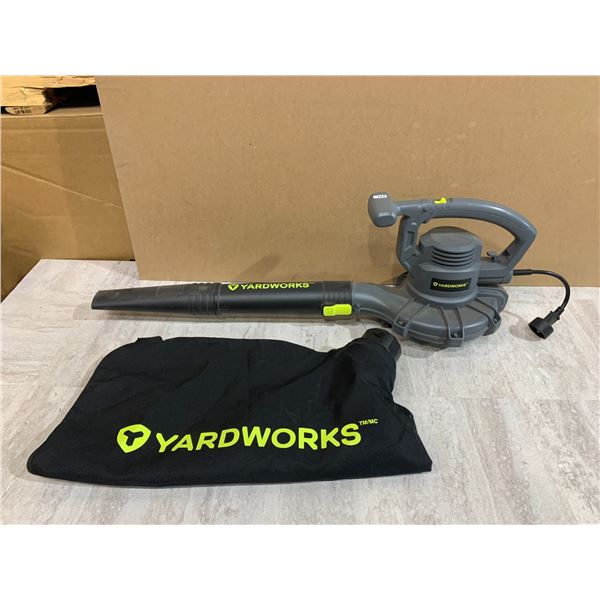 Yardworks Electric Blower Vaccumm With Bag Model 060 -3057-4