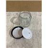 Image 2 : 12 Pack 4 oz / 120g Glass Jars Empty Cosmetic Containers With Inner Liners And Black Lids