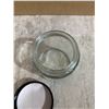 Image 3 : 12 Pack 4 oz / 120g Glass Jars Empty Cosmetic Containers With Inner Liners And Black Lids