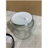 Image 4 : 12 Pack 4 oz / 120g Glass Jars Empty Cosmetic Containers With Inner Liners And Black Lids