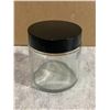 Image 5 : 12 Pack 4 oz / 120g Glass Jars Empty Cosmetic Containers With Inner Liners And Black Lids