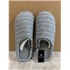 Image 1 : Memory Foam Slippers Grey Silver Colour Size 7 / 8