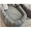 Image 4 : Memory Foam Slippers Grey Silver Colour Size 7 / 8