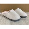 Image 2 : Memory Foam Slippers White Silver Pink  Colour Size 9 / 10