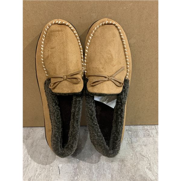 WFL Men's Moccasin Slippers - Memory Foam - Size 13