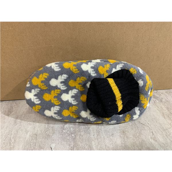 Men's Slipper Socks w/ No Skid Bottoms