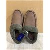Image 1 : Men's Moccasin Slippers - Dark Brown - Size 7 / 8