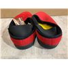 Image 4 : Men's Faux Wool Convertible Slipper - Red - Size US 11