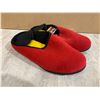 Image 3 : Men's Faux Wool Convertible Slipper - Red - Size US 11