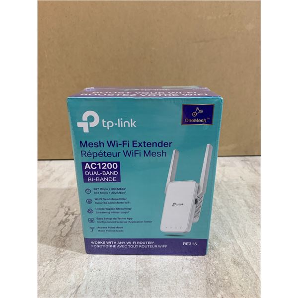 TP-Link Mesh Wi-Fi Extender OneMesh Dual Band AC1200
