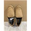 Image 1 : Mysoft Mens Memory Foam Slippers Tan Colour Size 12