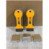 Image 1 : Pack of 2 Razor Blade Scraper With 24  Spare Blades