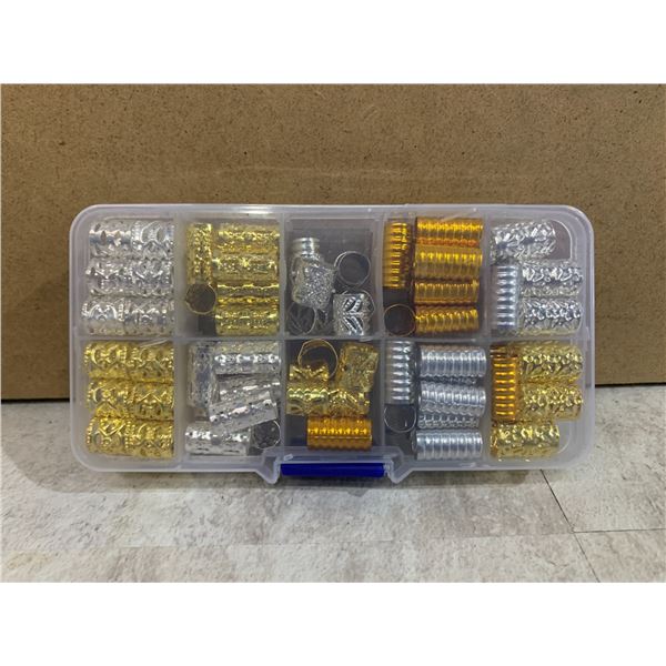 Dreadlock Beads Rings Clips 100Pcs