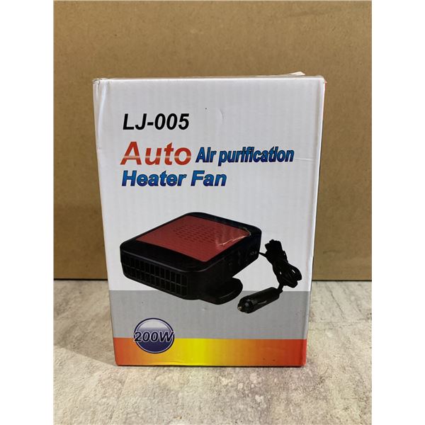 LJ-005 Auto Air Purification Heater Fan (12v Fan Heater)