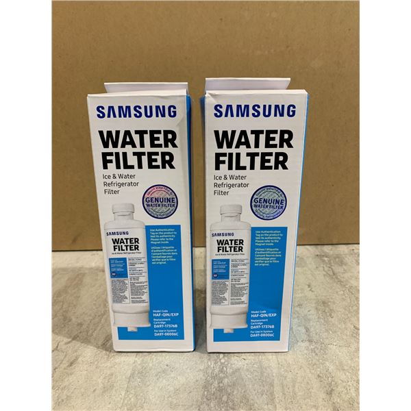 Lot of 2 Samsung Ice & Water Refrigerator Filters