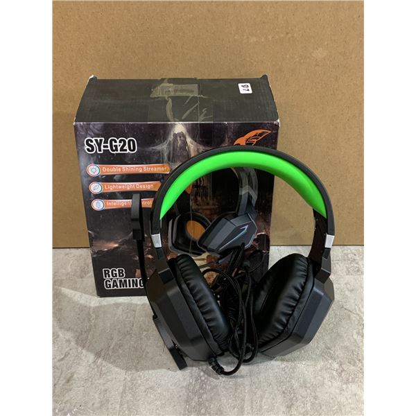 SY-G20 RGB Gaming Headset - Box Damage