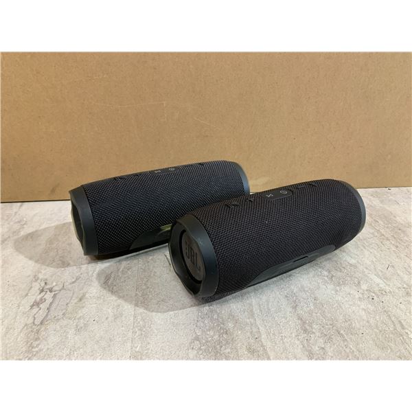 Lot of 2 JBL Charge 3 Wireless Bluetooh Speakers - AS IS