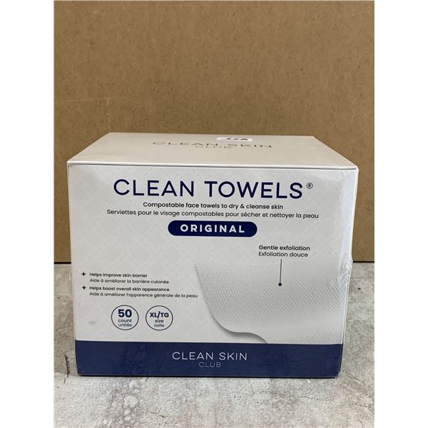 Clean Skin Club - Clean Towels - XL - 50 Count