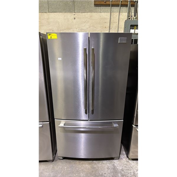 FRIGIDAIRE PROFESSIONAL STAINLESS STEEL 36"W FRENCH DOOR REFRIGERATOR WITH BOTTOM FREEZER DRAWER