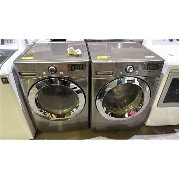 LG FRONT LOAD WASHER & DRYER SET