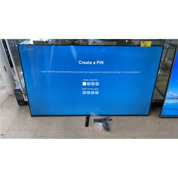 SAMSUNG 65" U7900F SERIES 4K UHD HDR LED SMART TV W/STAND & REMOTE *HORIZONTAL DEAD PIXEL LINE/