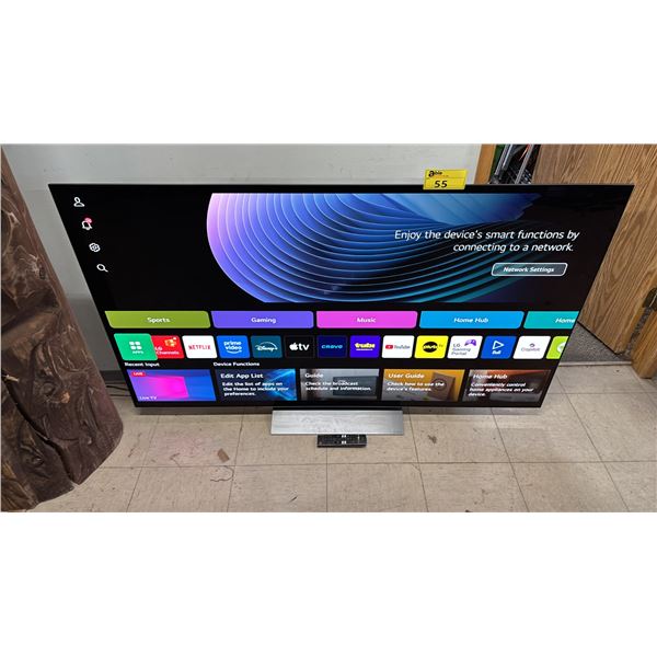LG 65-INCH OLED 4K ULTRA HD SMART TV WITH REMOTE & STAND