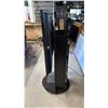 Image 3 : SAMSUNG 50" PLASMA TV ON SONAX ROTATING PEDESTAL STAND WITH GLASS SHELVES *NO REMOTE*
