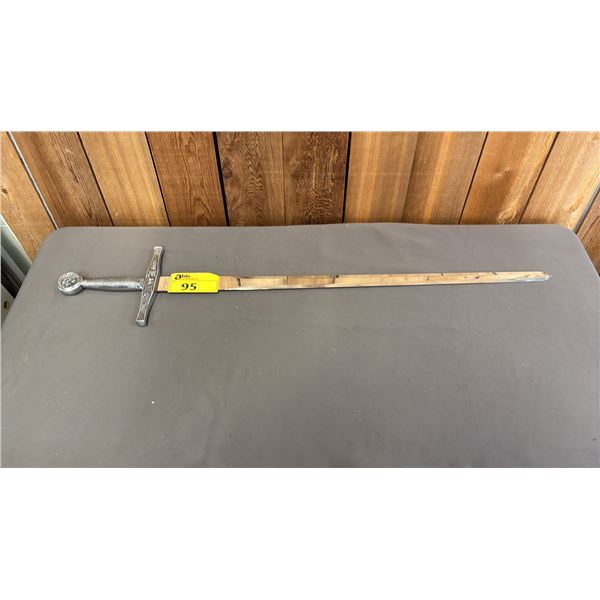 DECORATIVE EXCALIBUR KING ARTHUR SWORD WITH WIRE-WRAPPED HILT