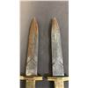 Image 3 : (2) DAGGERS WITH LEATHER SHEATHS