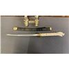 Image 2 : DECORATIVE KATANA WITH DRAGON HILT & POMMEL ON STAND