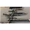 Image 4 : (3) DECORATIVE DAGGERS OF ASSORTED LENGTHS ON A STAND