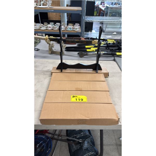 (6) *NEW* 3-TIER SWORD STANDS