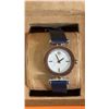 Image 2 : *NEW IN BOX WITH TAGS*TORY BURCH LADIES "THE SAWYER" ANALOGUE WATCH WITH LEATHER STRAP