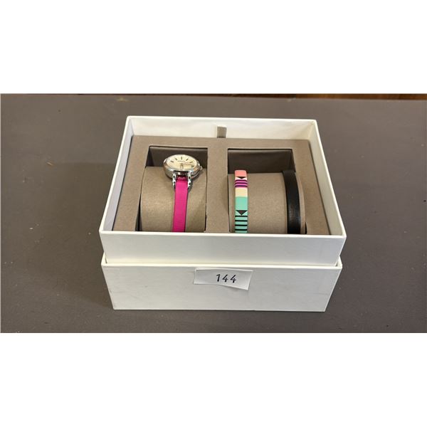 *NEW IN BOX* FOSSIL LADIES ANALOGUE WATCH WITH INTERCHANGEABLE STRAPS