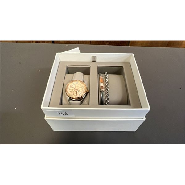 *NEW IN BOX* FOSSIL LADIES MULTIFUNCTION WATCH WITH (2) BRACELETS