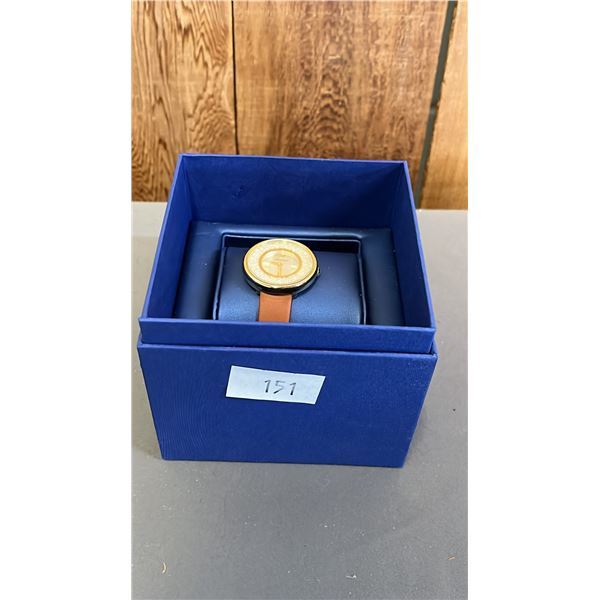 *NEW IN BOX* SWAROVKSI LADIES CRYSTALLINE PURE ANALOGUE WATCH WITH LEATHER BAND