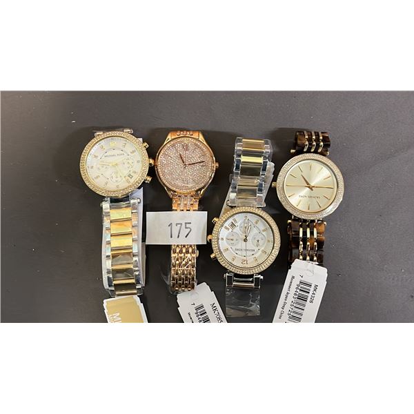 *NEW WITH TAGS* (4) ASSORTED MICHAEL KORS LADIES WATCHES
