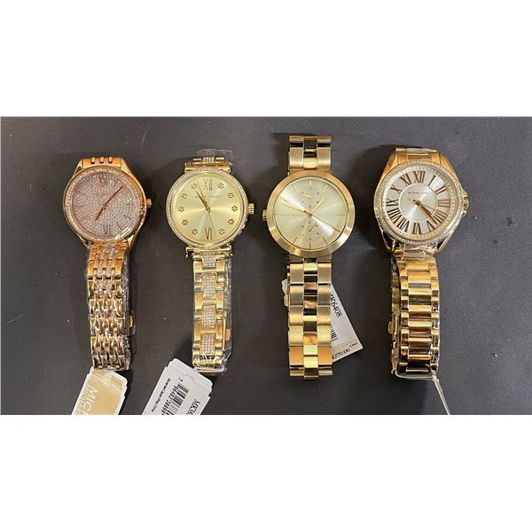 *NEW WITH TAGS* (4) ASSORTED MICHAEL KORS LADIES WATCHES