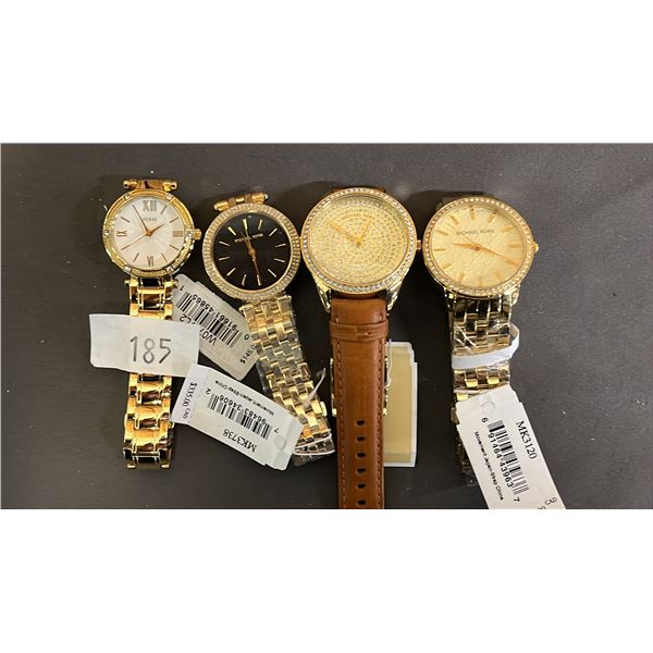 *NEW WITH TAGS* (4) ASSORTED MICHAEL KORS LADIES WATCHES