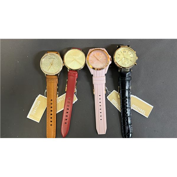*NEW WITH TAGS* (4) ASSORTED MICHAEL KORS LADIES WATCHES