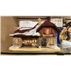 Image 2 : (3) ASSORTED VINTAGE CERAMIC HUMMEL FIGURINES & (1) HUMMEL HOUSE WITH ORIGINAL BOXES
