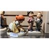 Image 4 : (5) ASSORTED VINTAGE CERAMIC GOEBEL FIGURINES: 1 WITH ORIGINAL BOX