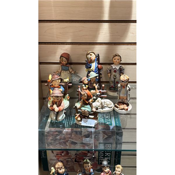 (8) ASSORTED VINTAGE CERAMIC GOEBEL FIGURINES