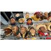 Image 2 : SHELF OF ASSORTED VINTAGE BOSSONS CHALKWARE HEADS
