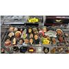 Image 1 : SHELF OF ASSORTED VINTAGE BOSSONS CHALKWARE HEADS