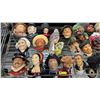 Image 2 : SHELF OF ASSORTED VINTAGE BOSSONS CHALKWARE HEADS